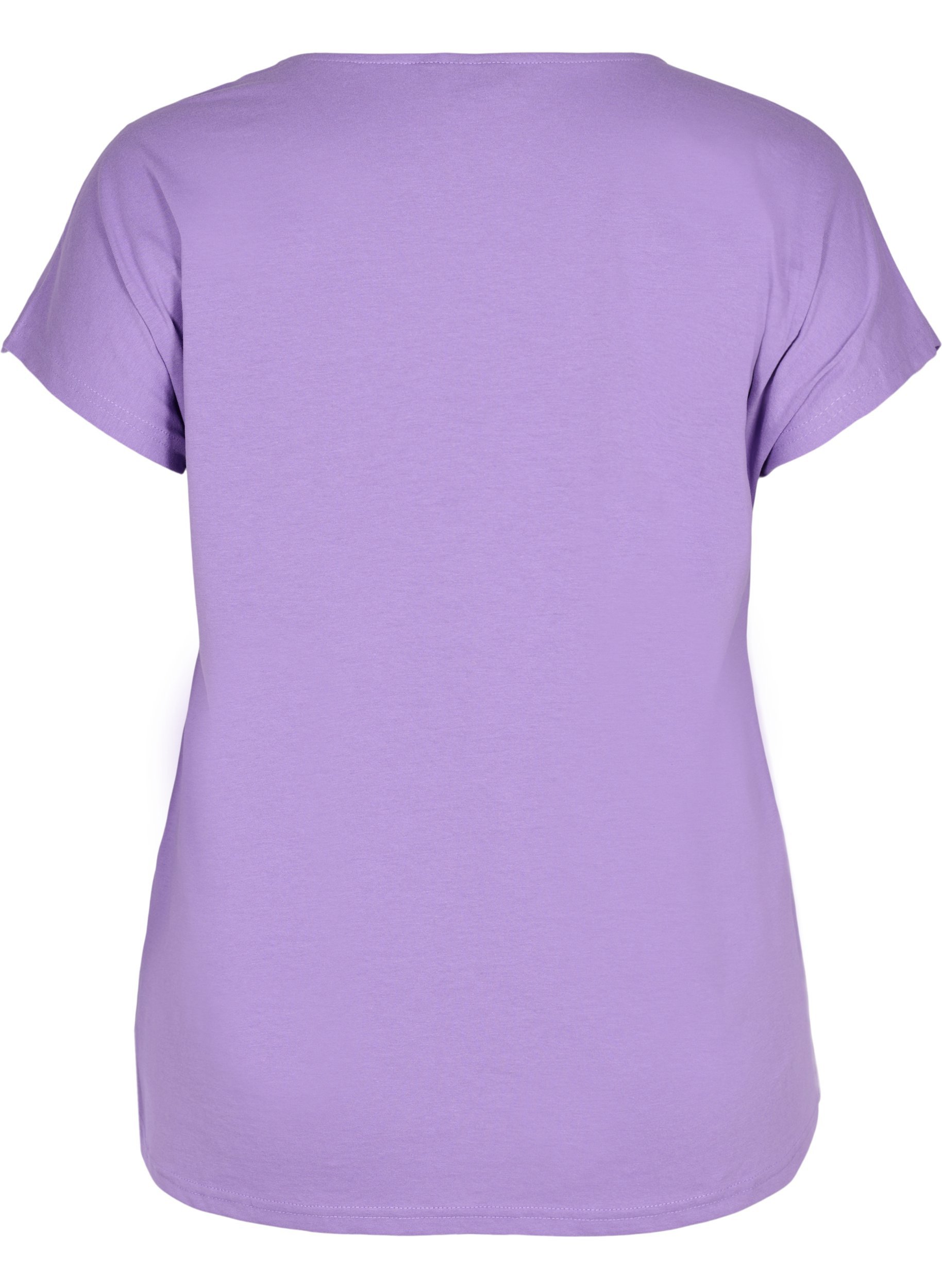 Cotton mix t-shirt, Paisley Purple, Packshot image number 1
