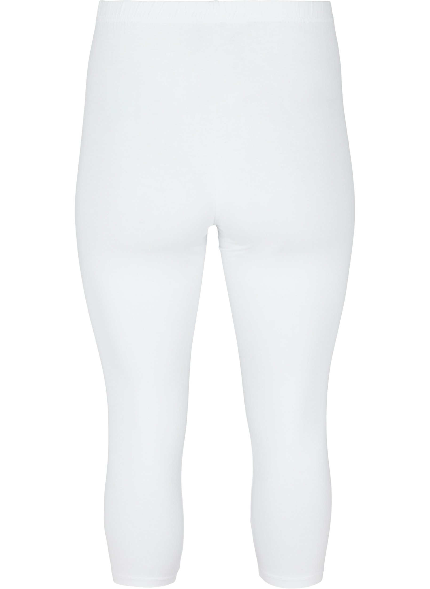 3/4 length basic leggings, Bright White, Packshot image number 1