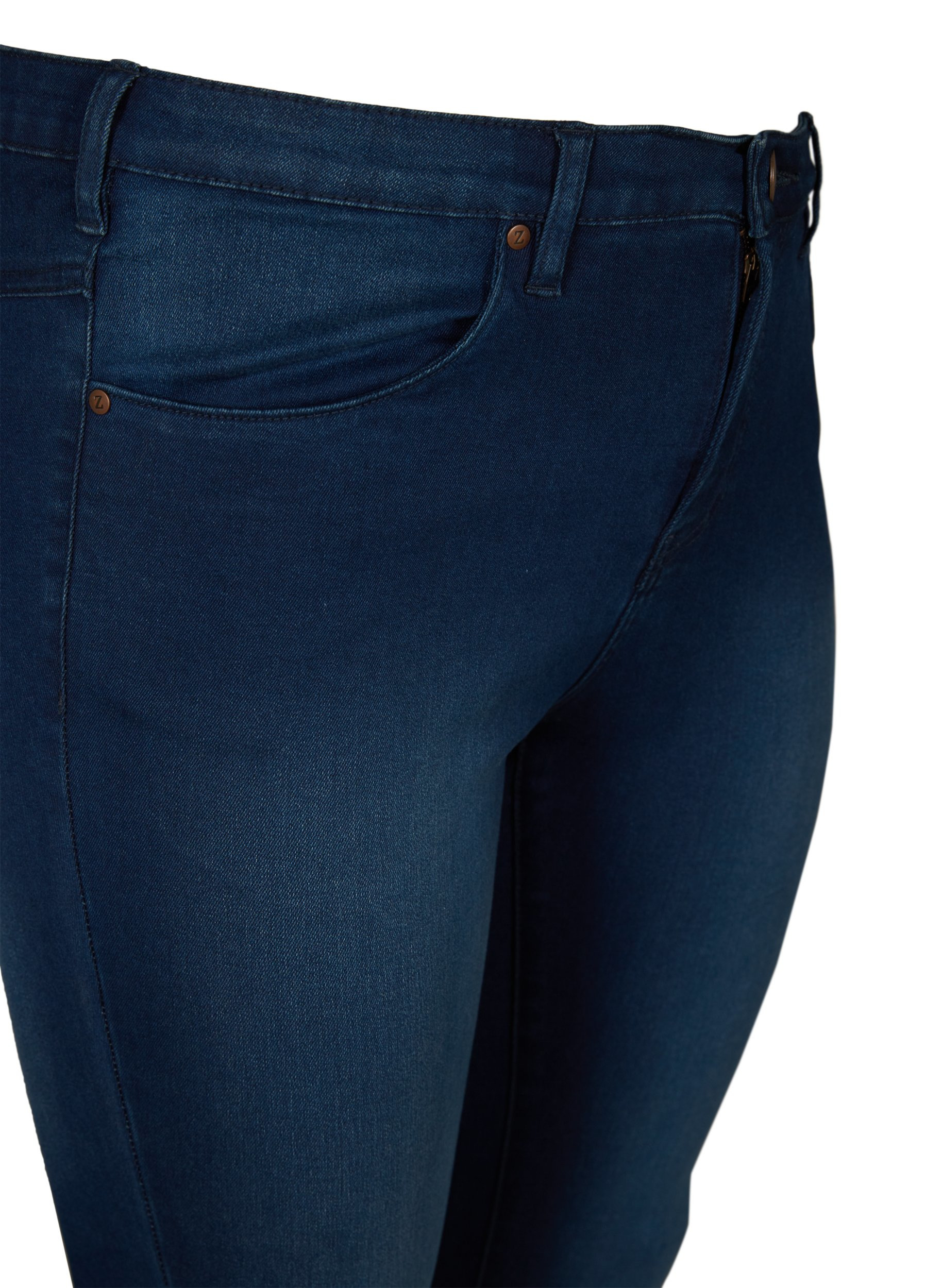 Super slim Amy jeans with high waist, Blue denim, Packshot image number 2