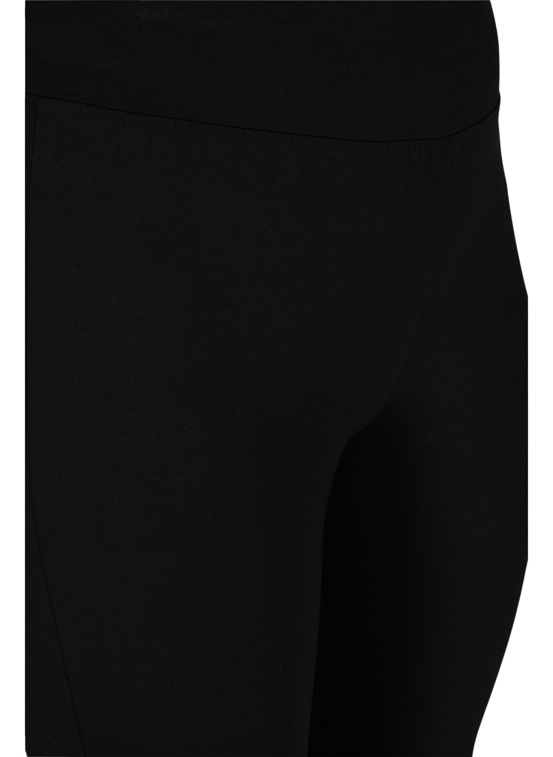 Leggings with string details - Black 