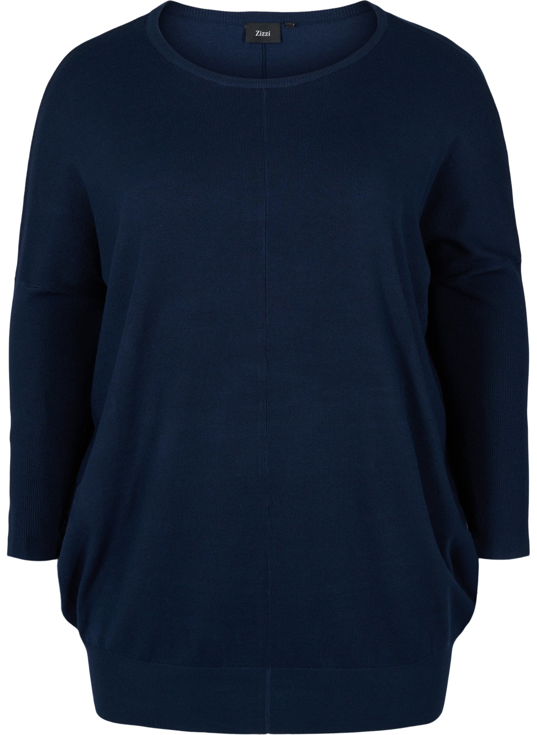 Knitted jumper, Navy Blazer, Packshot image number 0