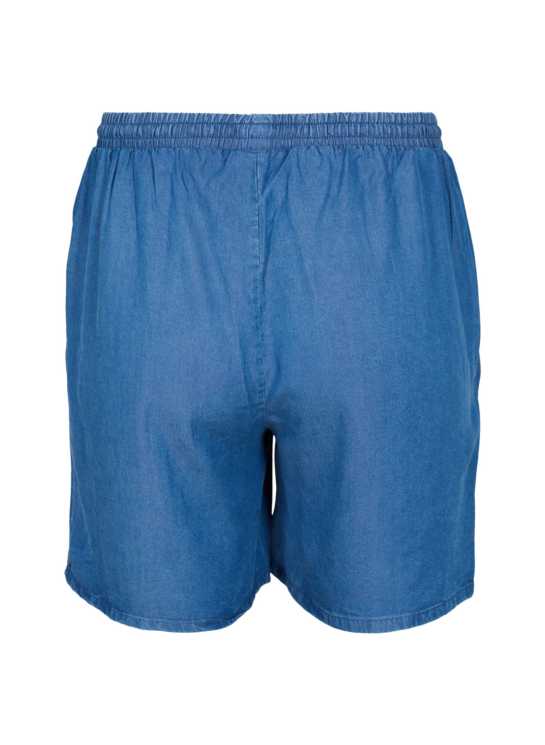 Loose shorts with drawstring and 