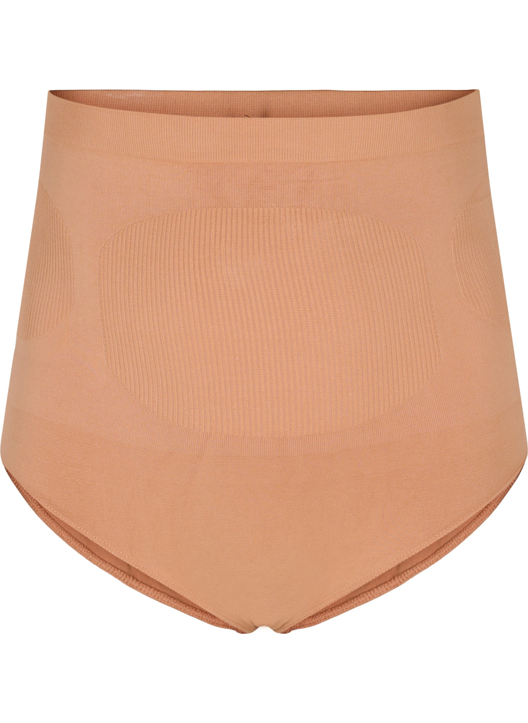 High-waisted shapewear knickers - Brown 