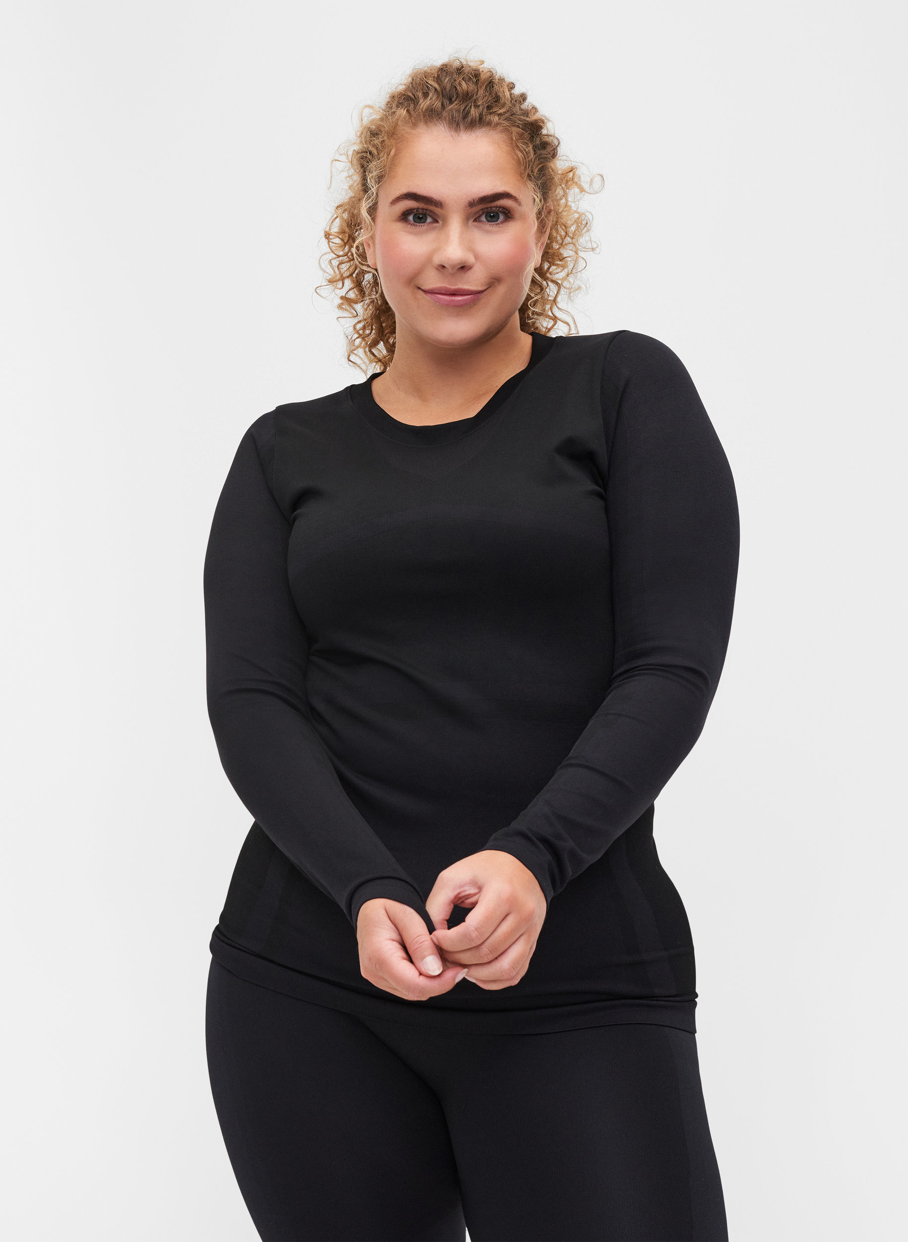 Seamless, patterned ski undershirt 