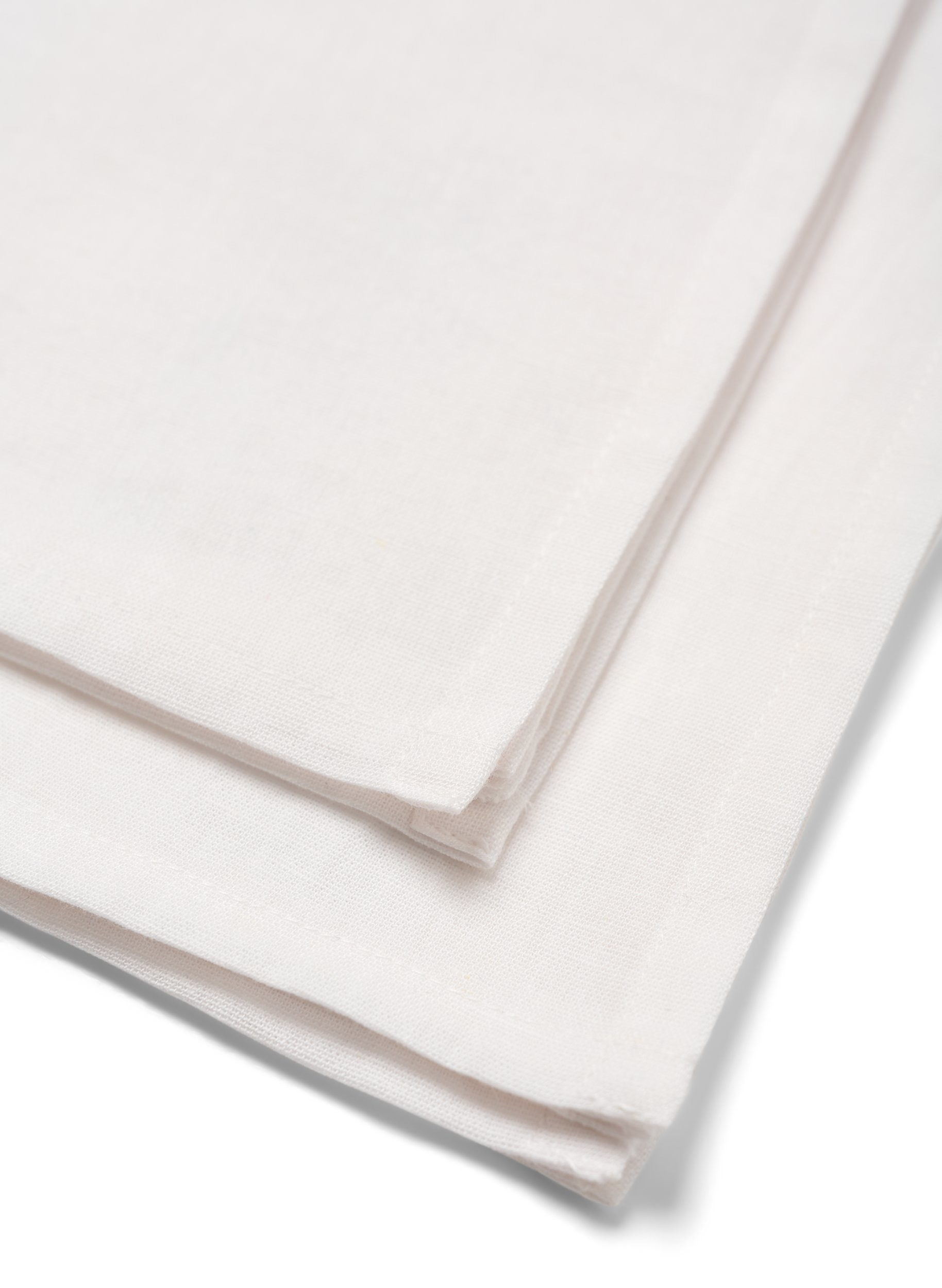 Cotton napkins in a 2-pack, White Alyssum, Packshot image number 2