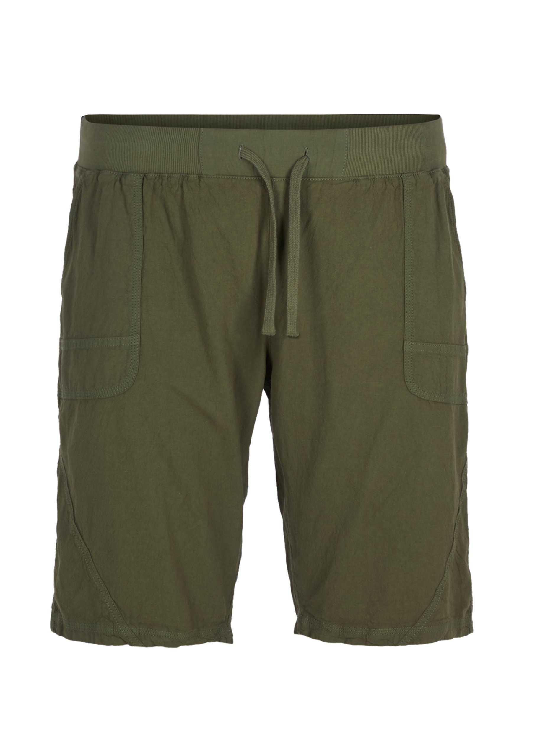 Loose cotton shorts with pockets 
