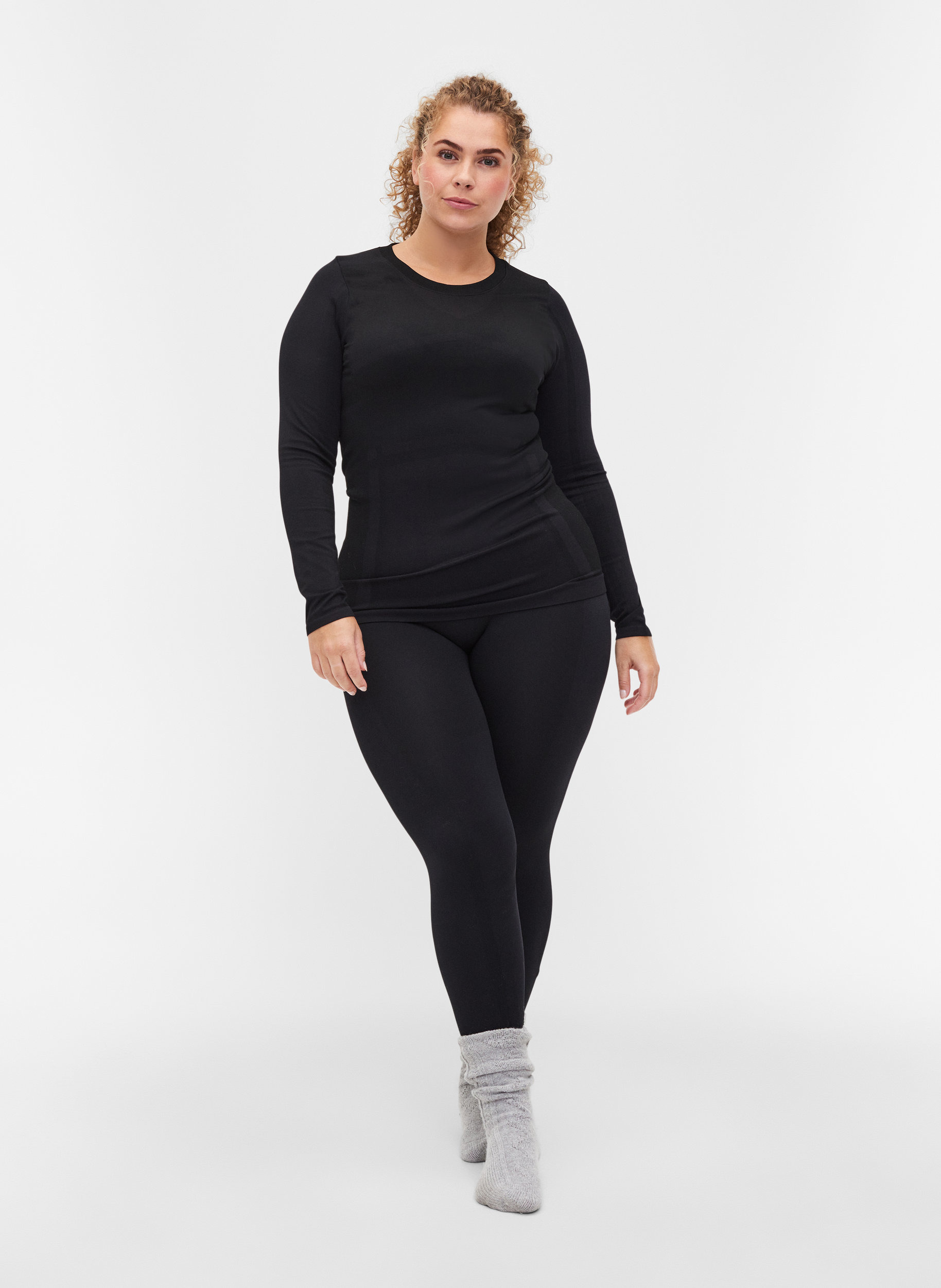 Seamless, patterned ski undershirt 