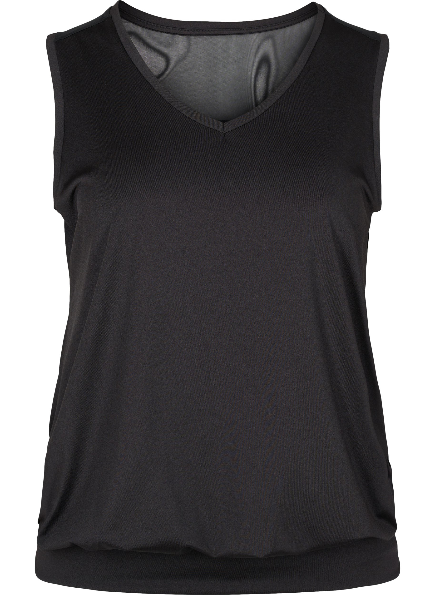 Workout top with elasticated bottom 
