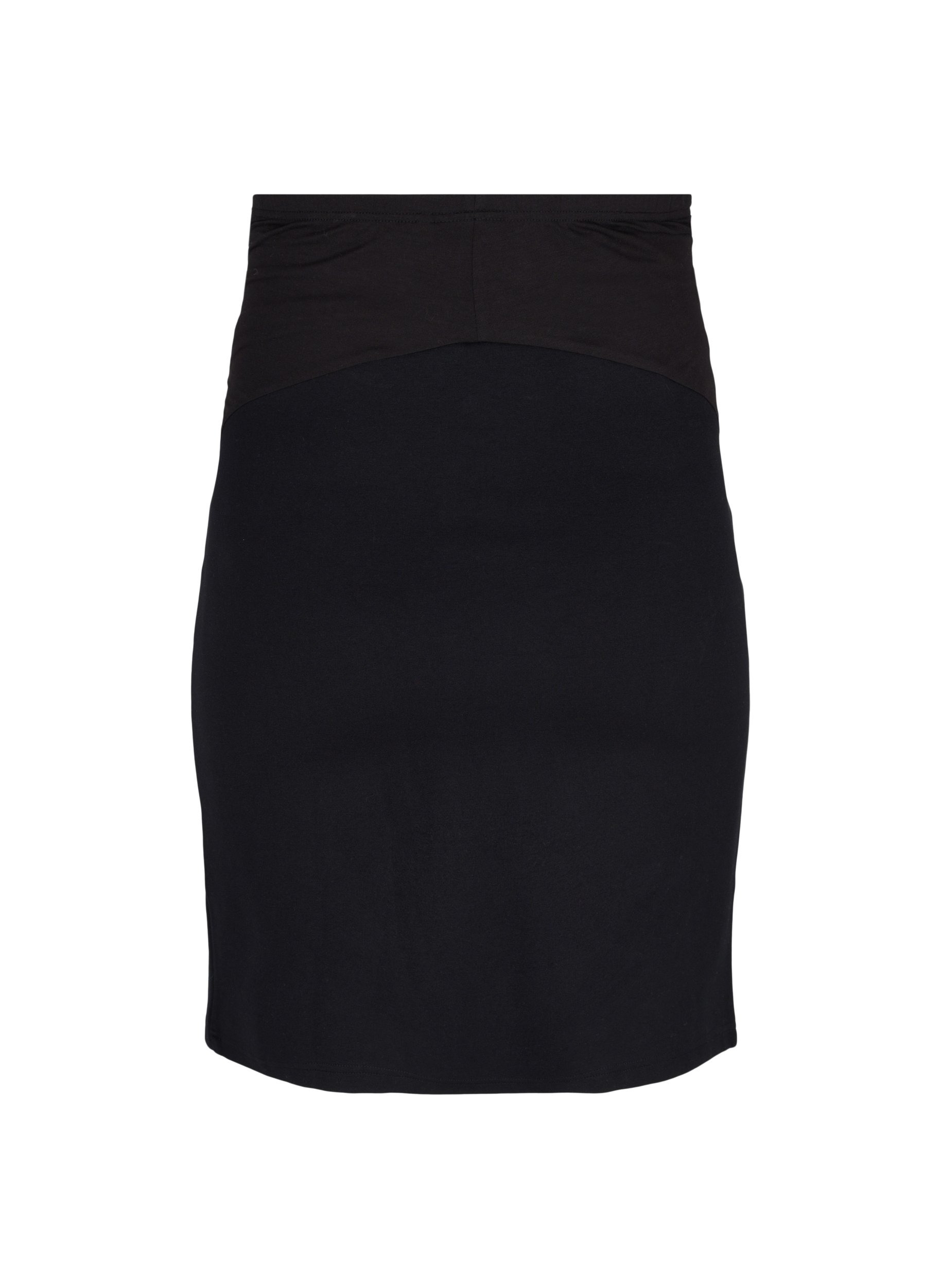 Close-fitting maternity skirt - Black 