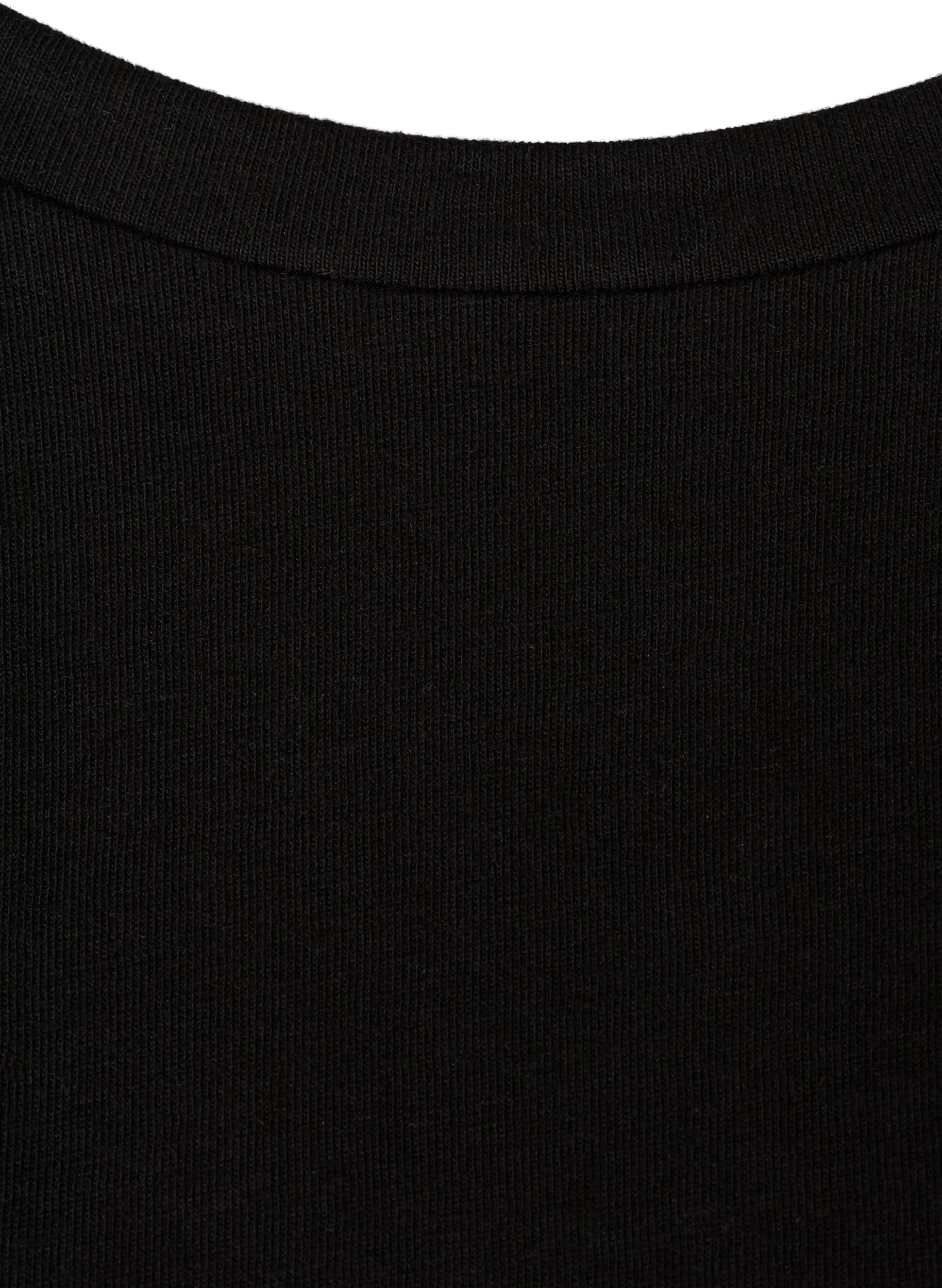 Cotton mix t-shirt, Black, Packshot image number 2