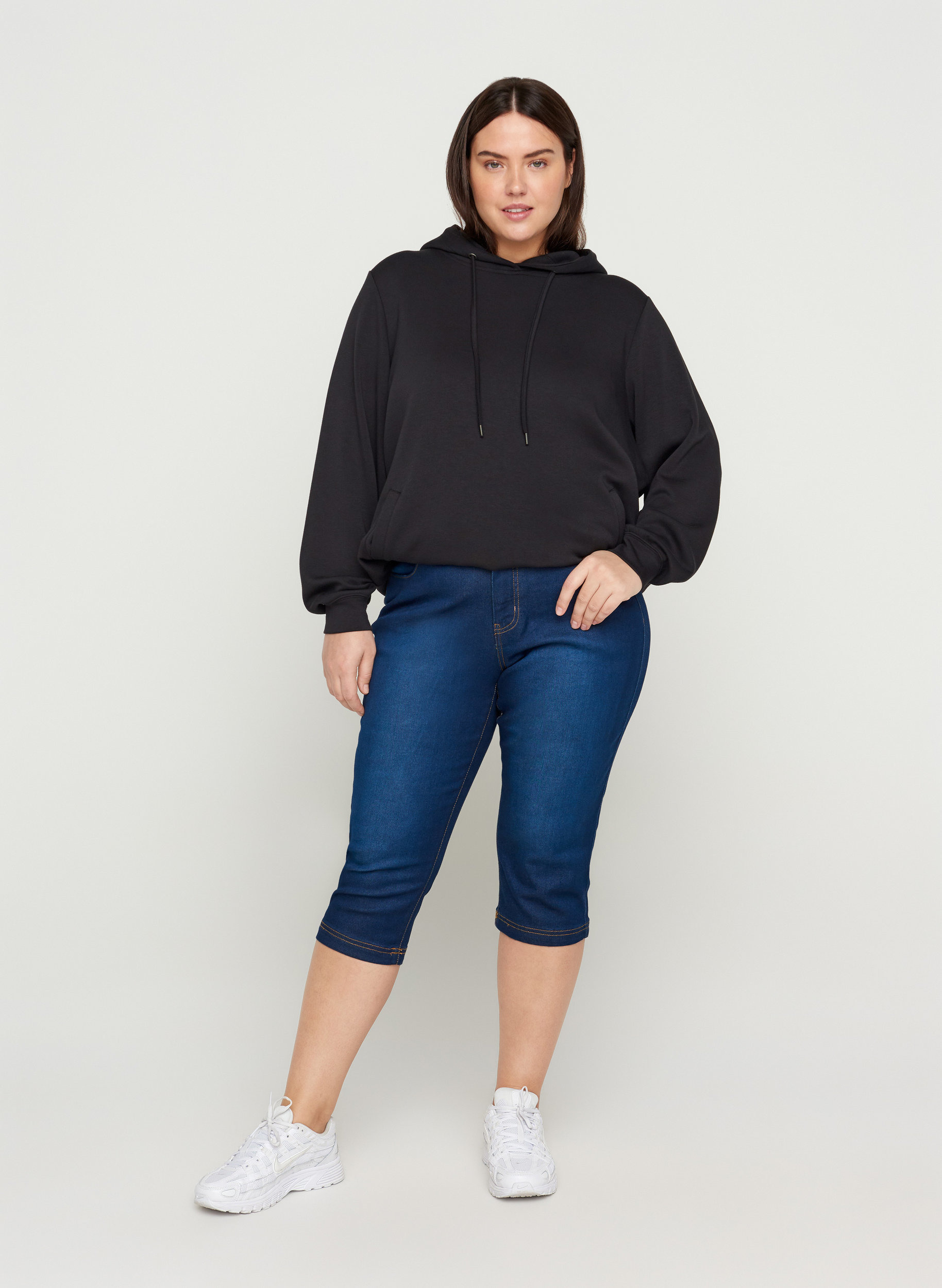 Slim fit Emily capri jeans - Blue - Sz 
