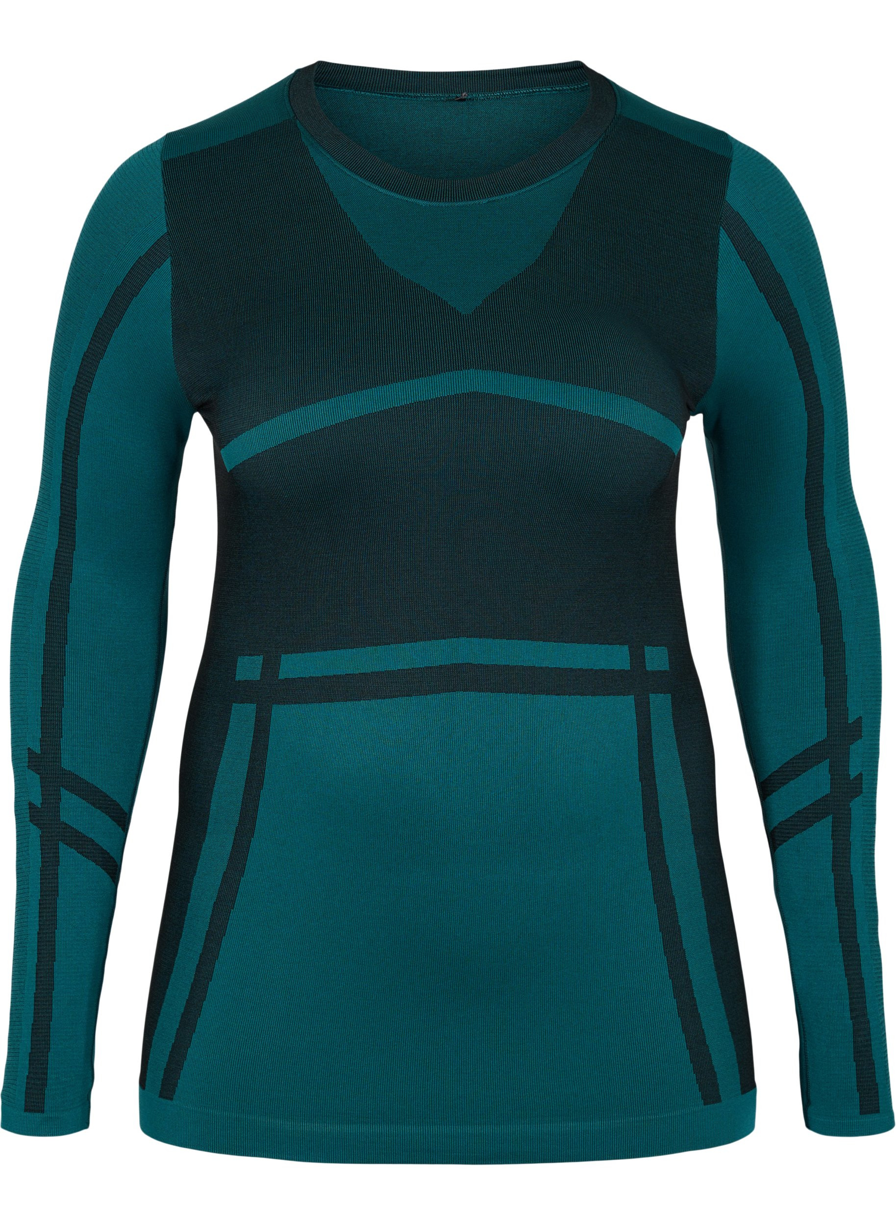 Seamless, patterned ski undershirt 