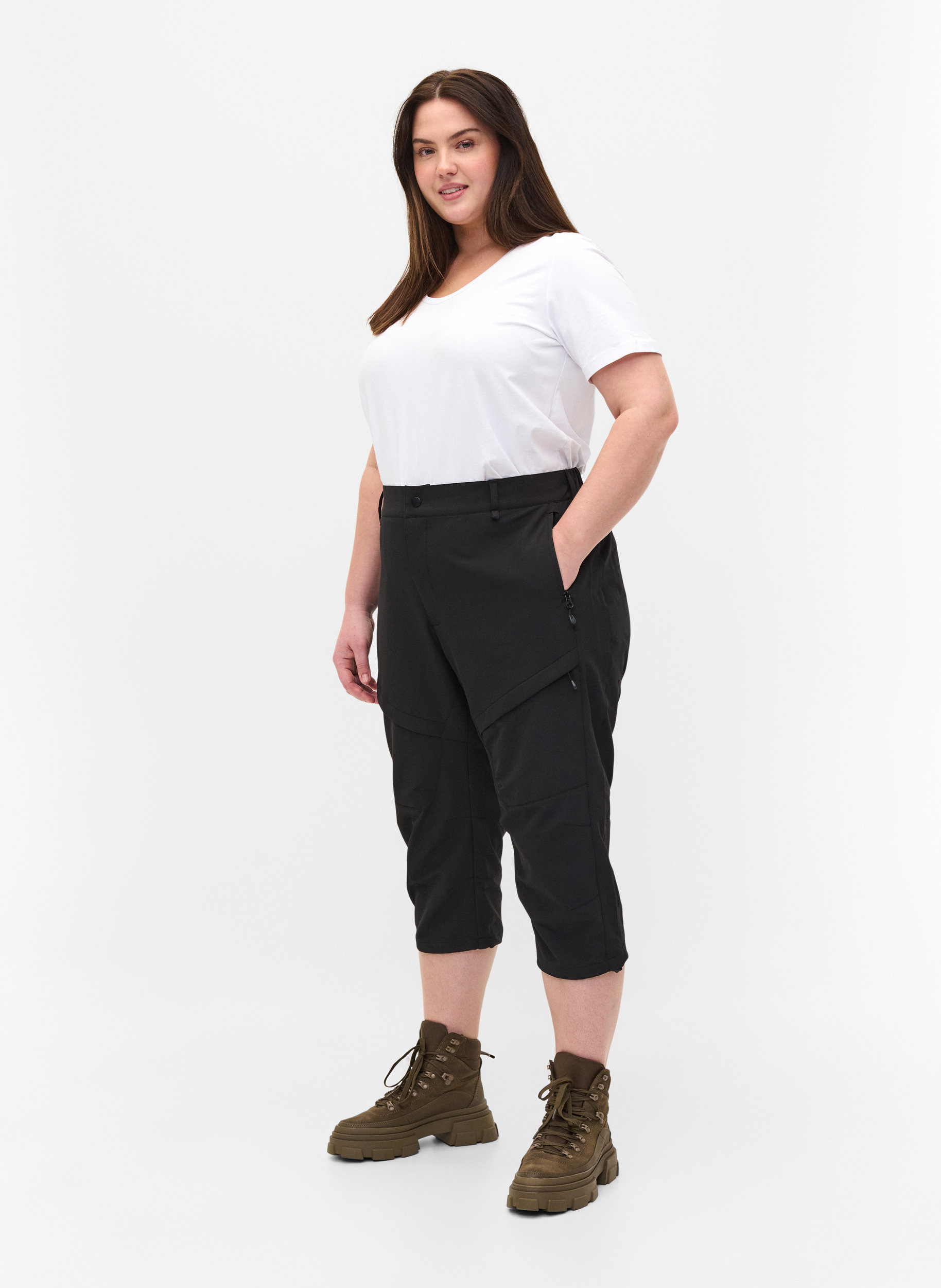 Capri hiking shorts with pockets 