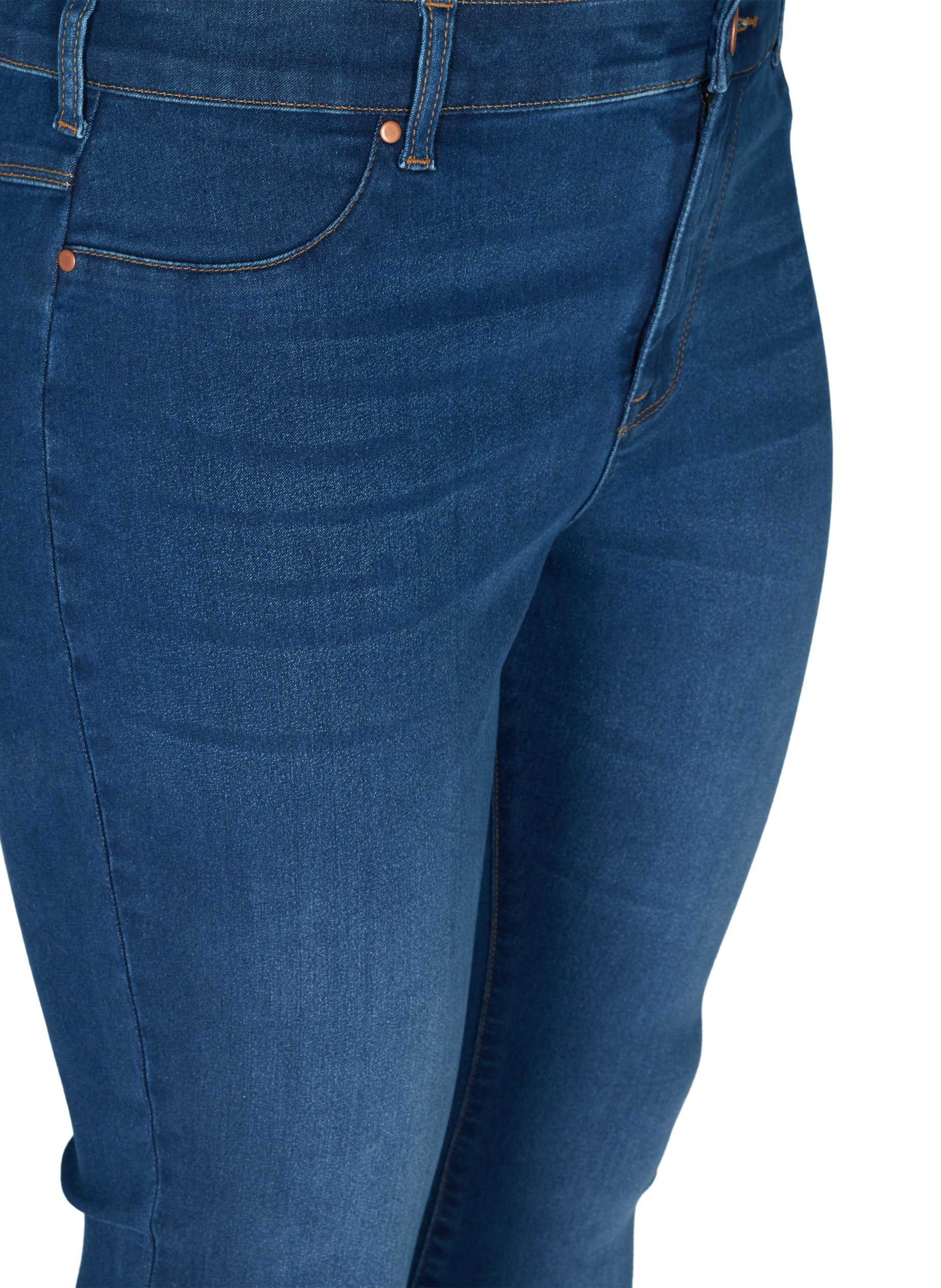 Jeggings made from a cotton mix - Blue 