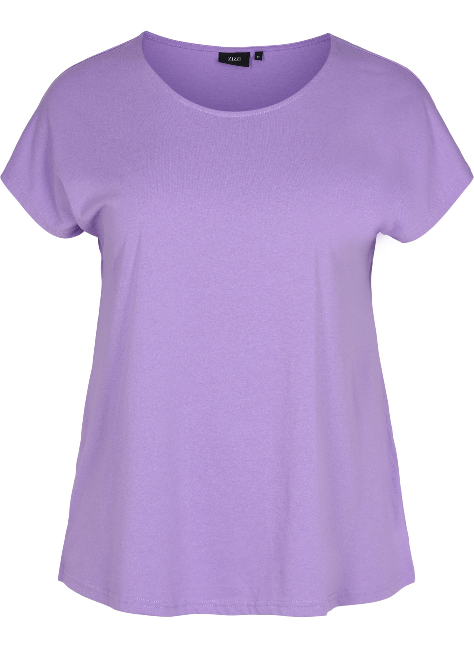 Cotton mix t-shirt, Paisley Purple