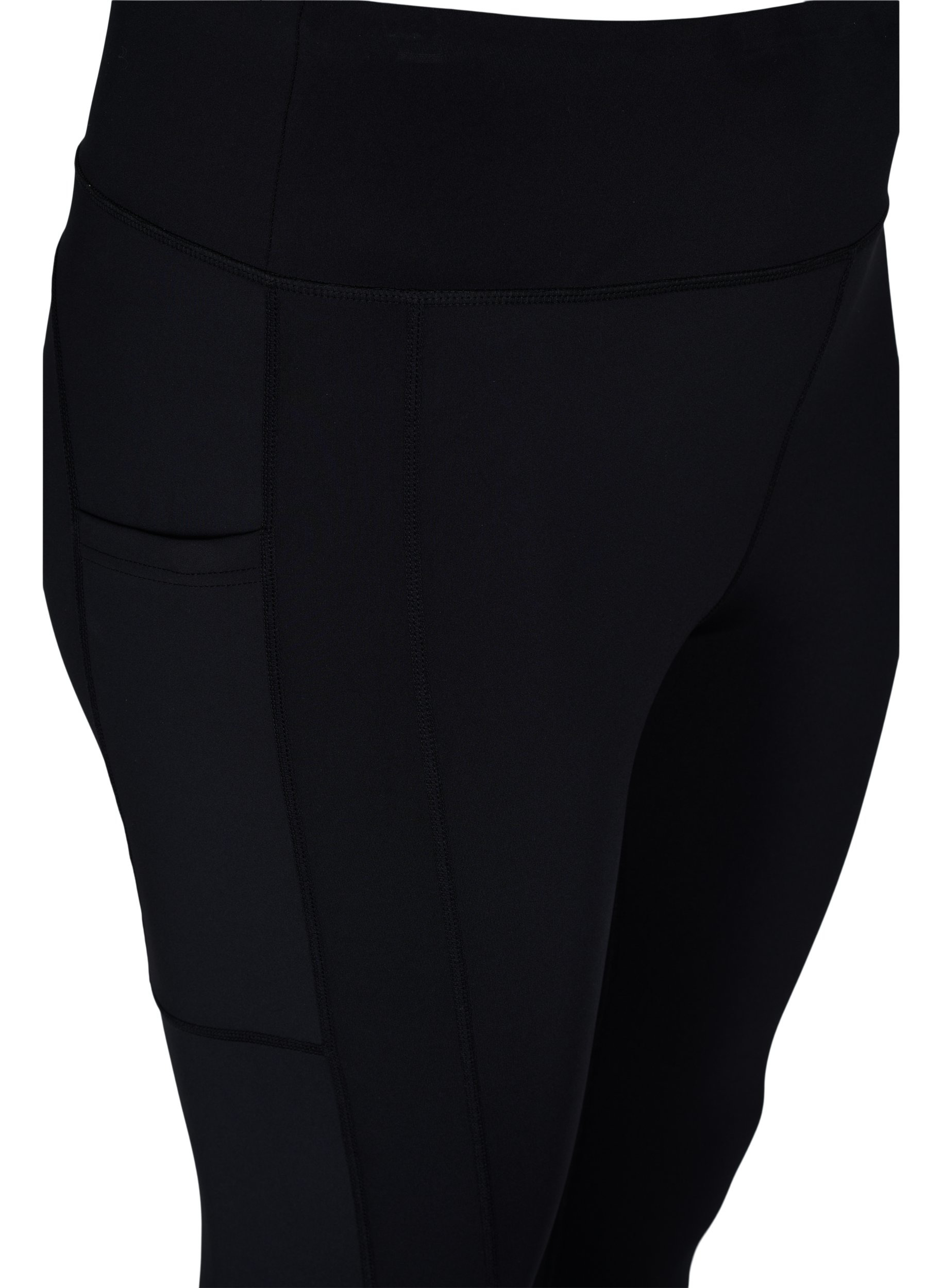 Cropped gym leggings with pocket and 